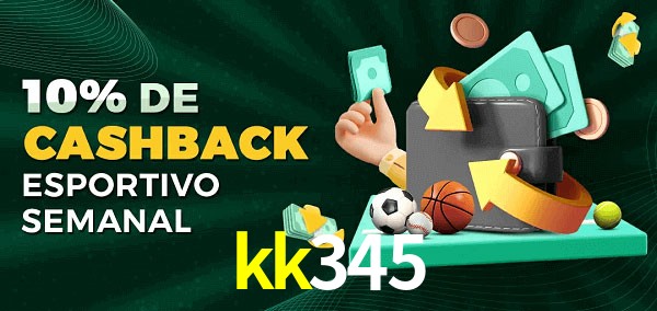 10% de bônus de cashback na kk345